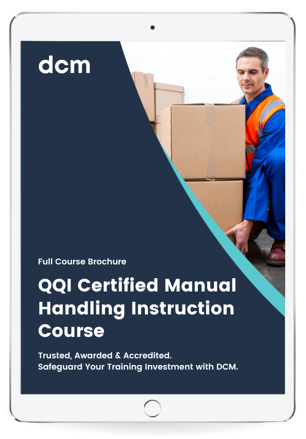 Get the Online QQI Manual Handling Instruction Course Brochure & 2024 Timetable Instantly